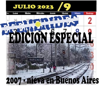 9 DE JULIO DE 2007 NIEVE BUENOS AIRES