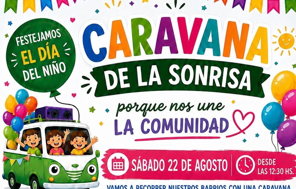 CARAVANA DE LA SONRISA EN EZEIZA – NIÑOS FELICES